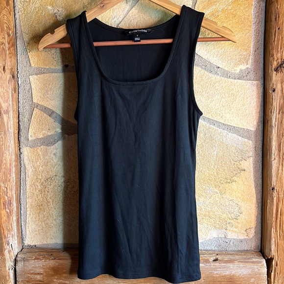 🧳 41 Hawthorn Kyle Square Neck Modal Fitted Rib Knit Tank 🫶 - Picture 9 of 12